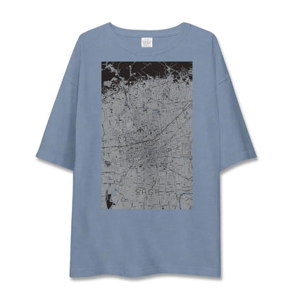 【佐賀2（佐賀県）】地図柄ビッグシルエットTシャツ