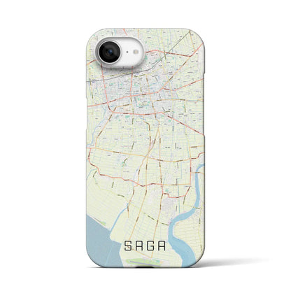 【佐賀（佐賀県）】地図柄iPhoneケース（バックカバータイプ）