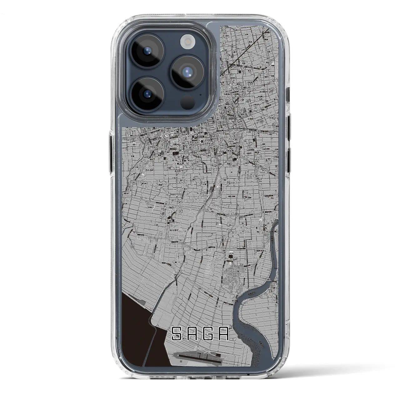 【佐賀（佐賀県）】地図柄iPhoneケース（MagSafeタイプ）