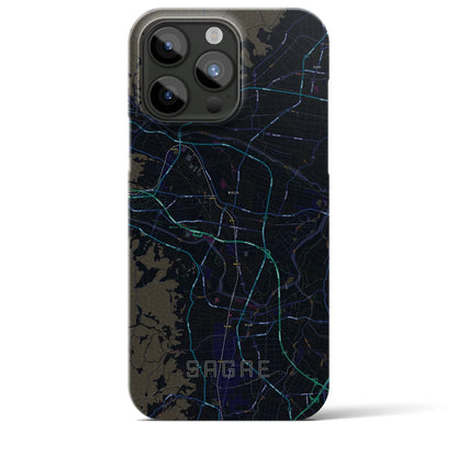 【寒河江（山形県）】地図柄iPhoneケース（バックカバータイプ）