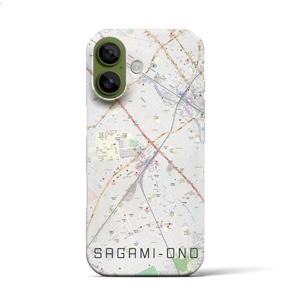 【相模大野（神奈川県）】地図柄iPhoneケース（バックカバータイプ）