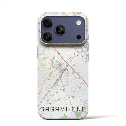 【相模大野（神奈川県）】地図柄iPhoneケース（バックカバータイプ）