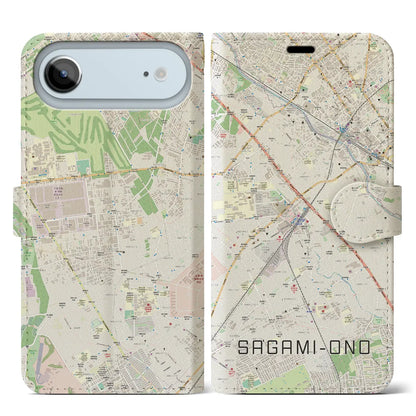 【相模大野（神奈川県）】地図柄iPhoneケース（手帳タイプ）