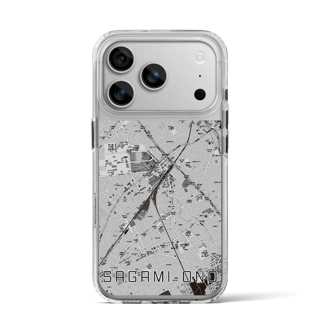 【相模大野（神奈川県）】地図柄iPhoneケース（MagSafeタイプ）