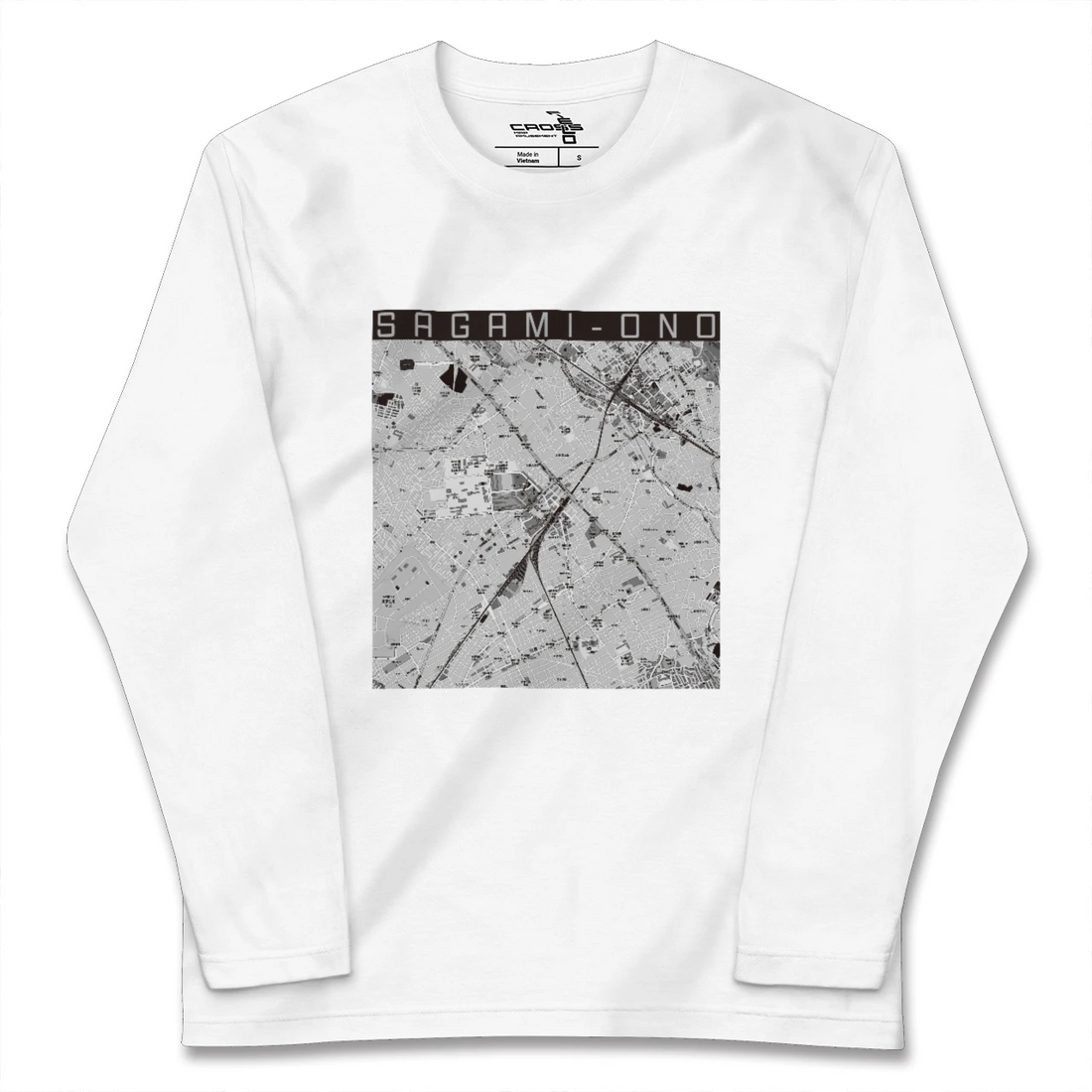 【相模大野（神奈川県）】地図柄ロングスリーブTシャツ