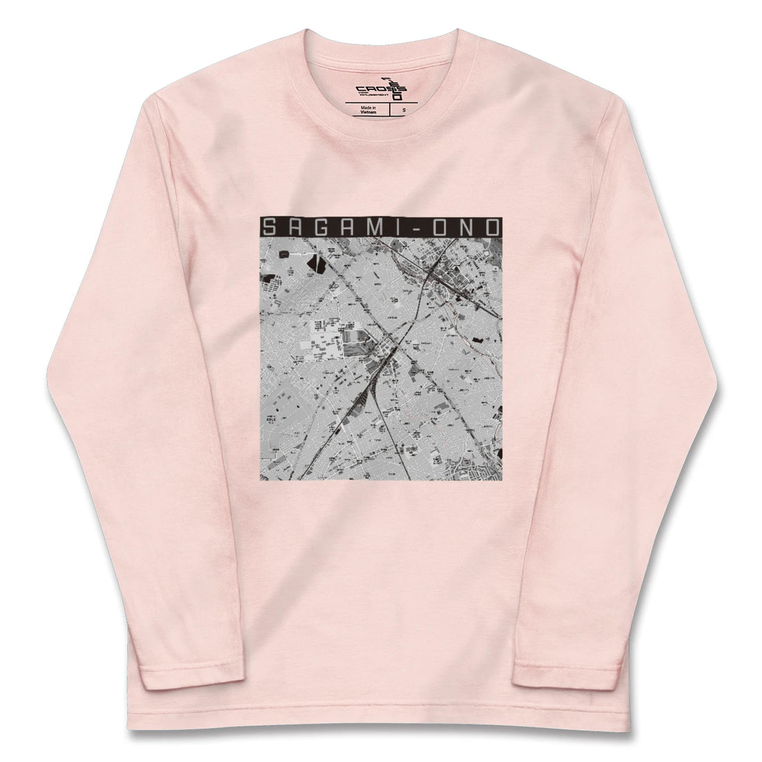 【相模大野（神奈川県）】地図柄ロングスリーブTシャツ
