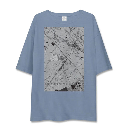 【相模大野（神奈川県）】地図柄ビッグシルエットTシャツ