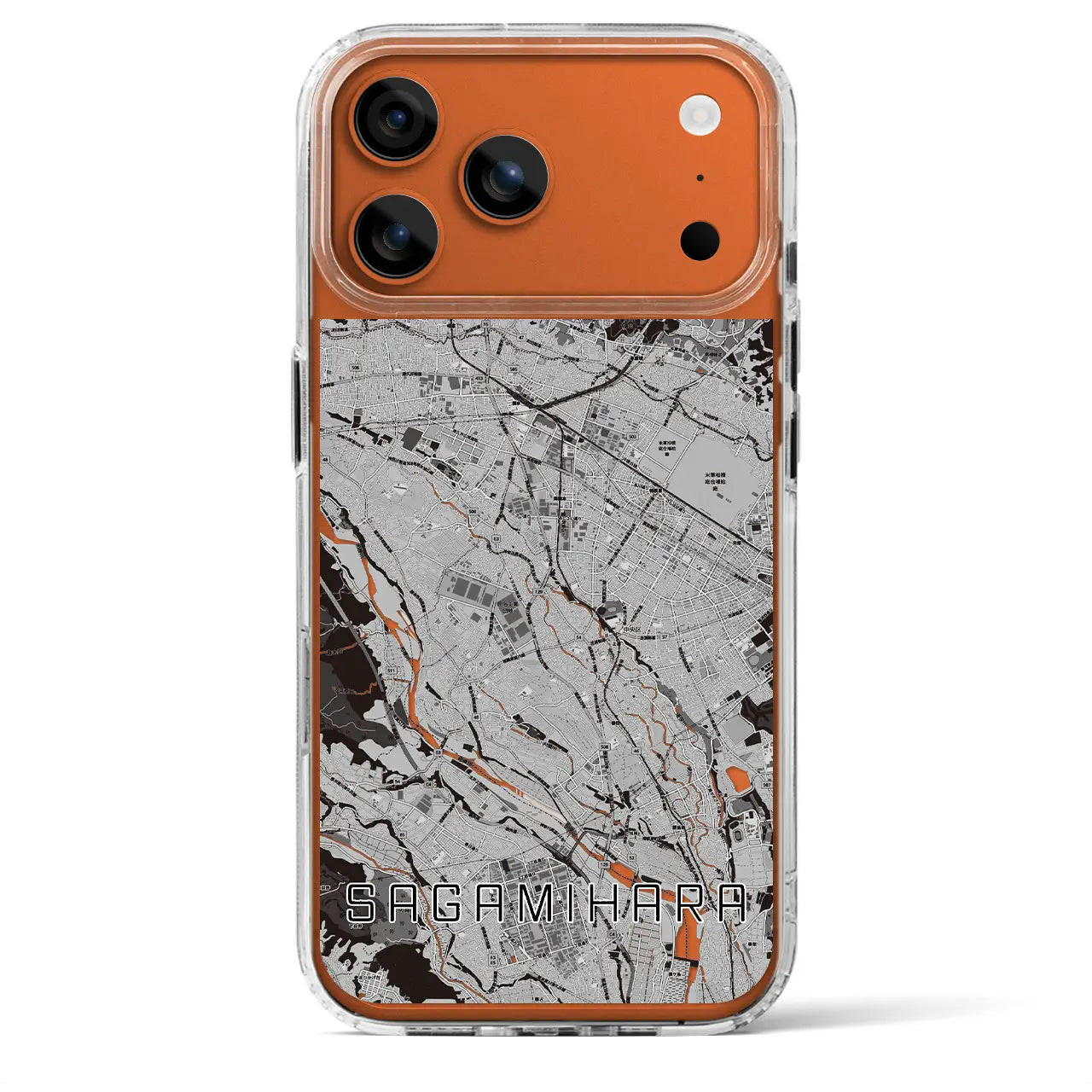 【相模原（神奈川県）】地図柄iPhoneケース（MagSafeタイプ）