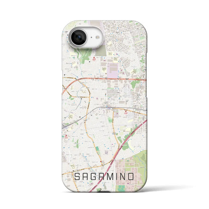 【さがみ野（神奈川県）】地図柄iPhoneケース（バックカバータイプ）