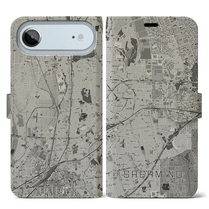 【さがみ野（神奈川県）】地図柄iPhoneケース（手帳タイプ）