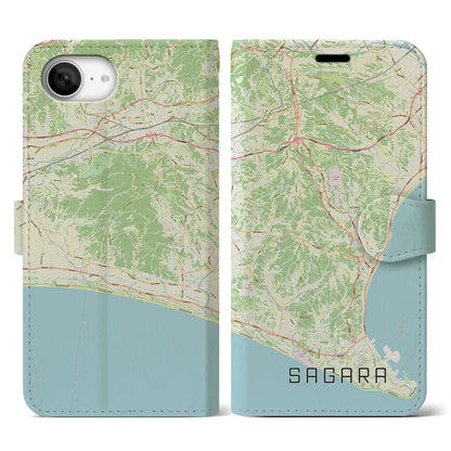 【相良（静岡県）】地図柄iPhoneケース（手帳タイプ）