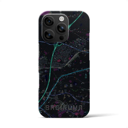 【鷺沼（神奈川県）】地図柄iPhoneケース（バックカバータイプ）