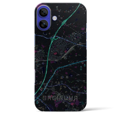 【鷺沼（神奈川県）】地図柄iPhoneケース（バックカバータイプ）