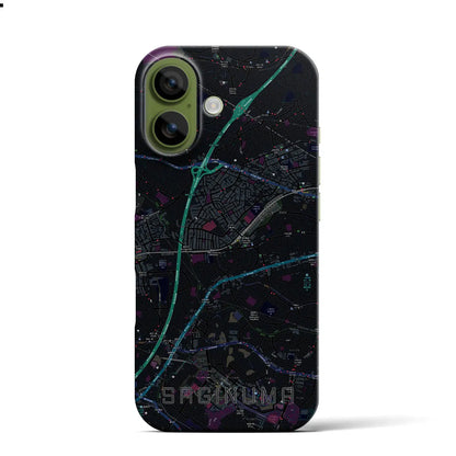 【鷺沼（神奈川県）】地図柄iPhoneケース（バックカバータイプ）