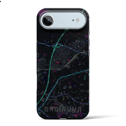 【鷺沼（神奈川県）】地図柄iPhoneケース（バックカバータイプ）