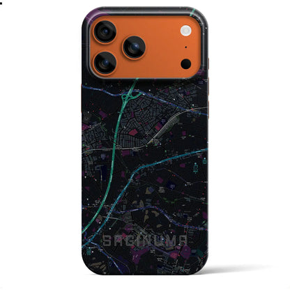 【鷺沼（神奈川県）】地図柄iPhoneケース（バックカバータイプ）