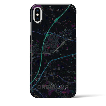 【鷺沼（神奈川県）】地図柄iPhoneケース（バックカバータイプ）