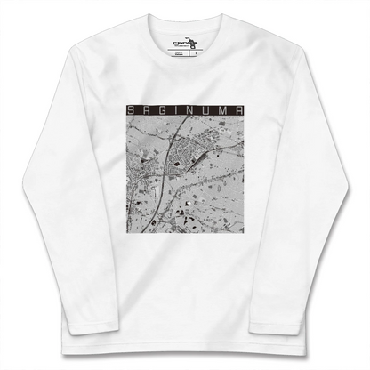 【鷺沼（神奈川県）】地図柄ロングスリーブTシャツ