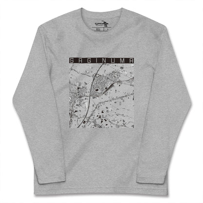 【鷺沼（神奈川県）】地図柄ロングスリーブTシャツ