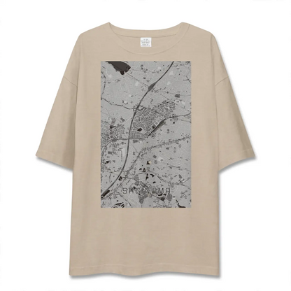 【鷺沼（神奈川県）】地図柄ビッグシルエットTシャツ