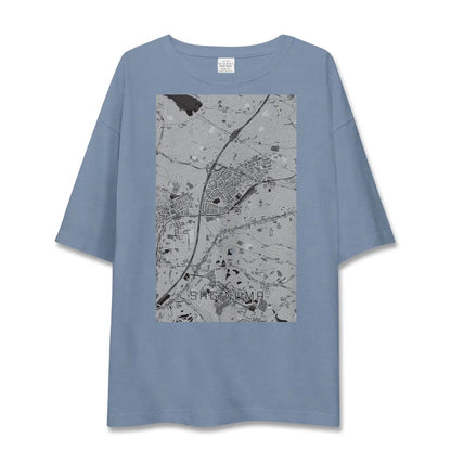 【鷺沼（神奈川県）】地図柄ビッグシルエットTシャツ