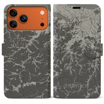 【西伯（鳥取県）】地図柄iPhoneケース（手帳タイプ）