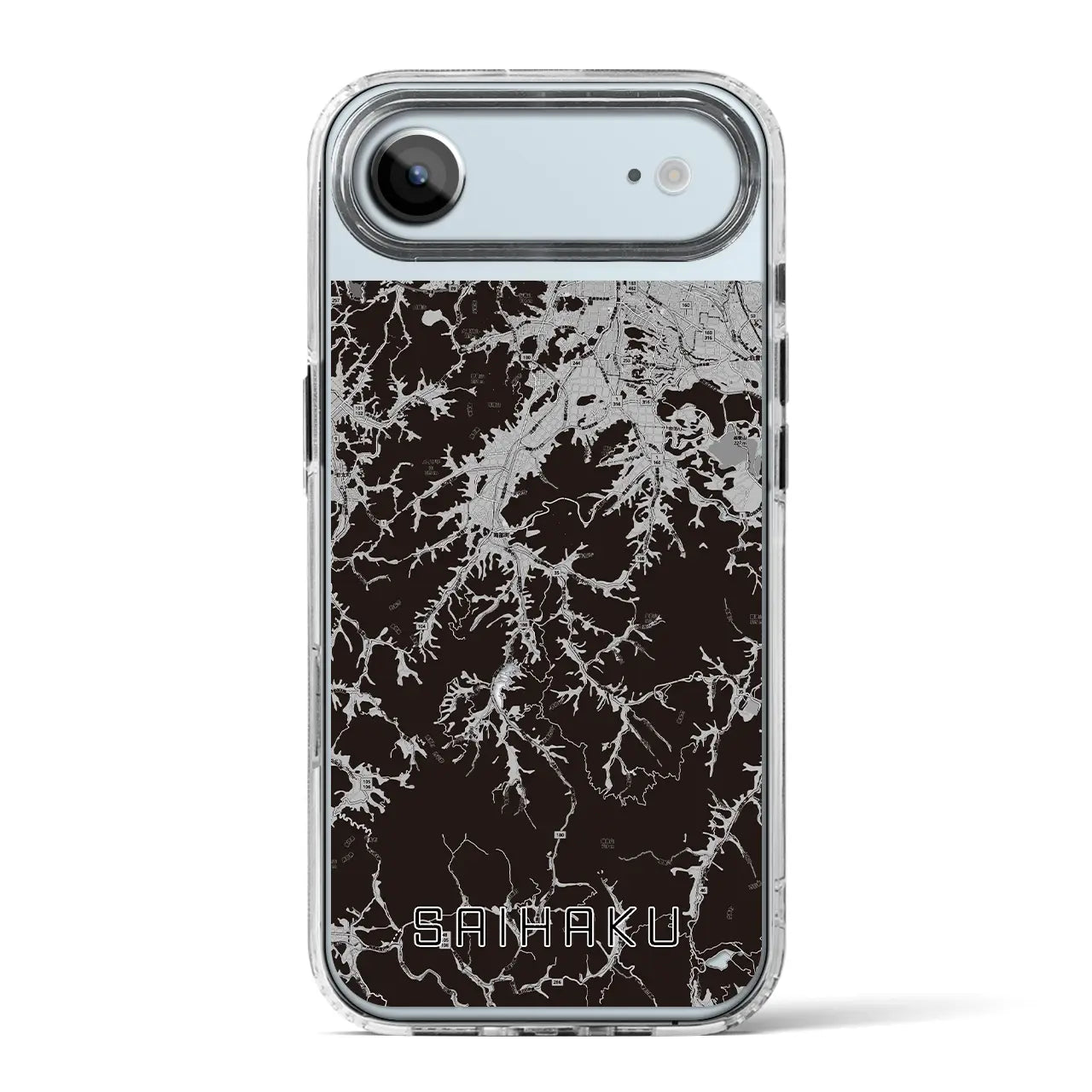 【西伯（鳥取県）】地図柄iPhoneケース（MagSafeタイプ）