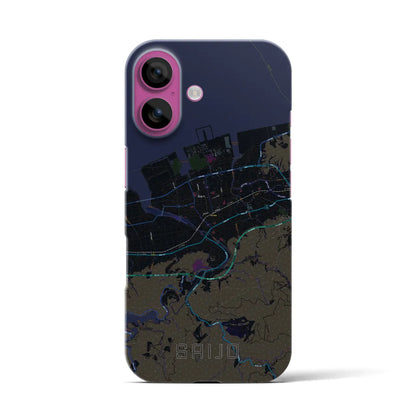 【西条（愛媛県）】地図柄iPhoneケース（バックカバータイプ）