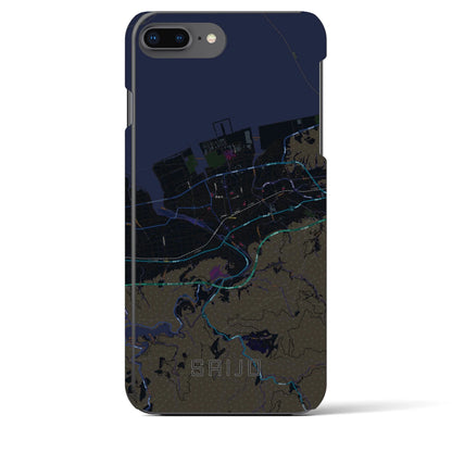 【西条（愛媛県）】地図柄iPhoneケース（バックカバータイプ）