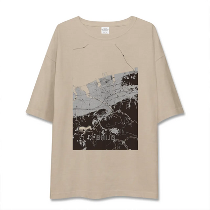 【西条（愛媛県）】地図柄ビッグシルエットTシャツ