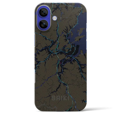 【佐伯（大分県）】地図柄iPhoneケース（バックカバータイプ）