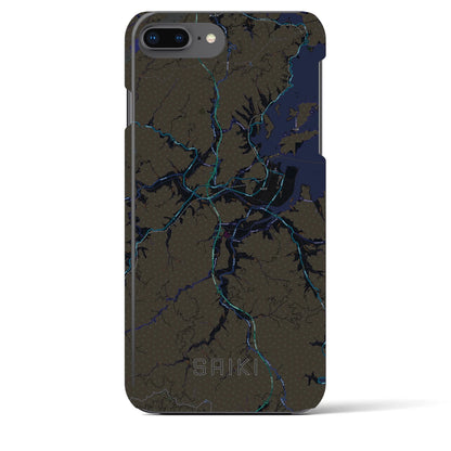 【佐伯（大分県）】地図柄iPhoneケース（バックカバータイプ）