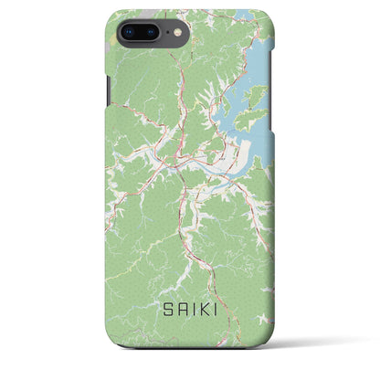 【佐伯（大分県）】地図柄iPhoneケース（バックカバータイプ）