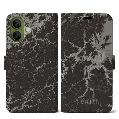 【佐伯（大分県）】地図柄iPhoneケース（手帳タイプ）