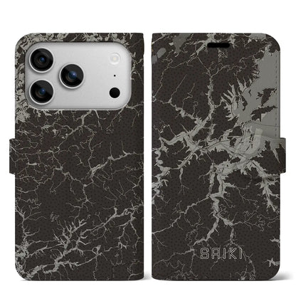 【佐伯（大分県）】地図柄iPhoneケース（手帳タイプ）