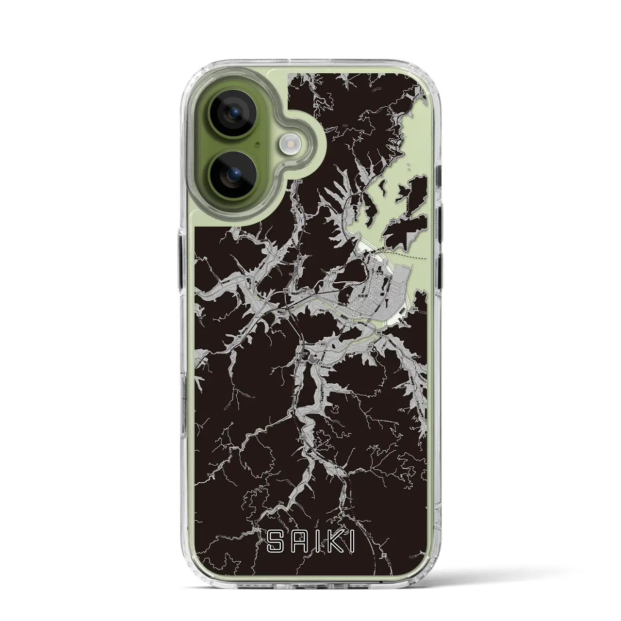 【佐伯（大分県）】地図柄iPhoneケース（MagSafeタイプ）