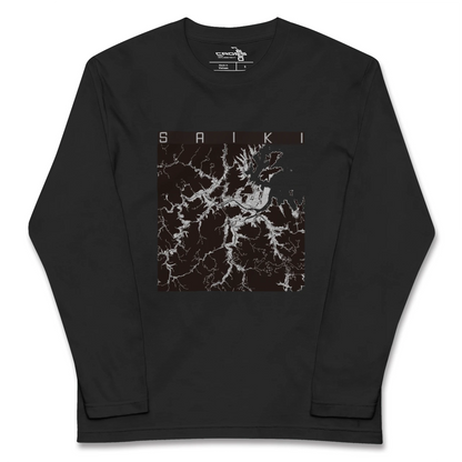 【佐伯（大分県）】地図柄ロングスリーブTシャツ