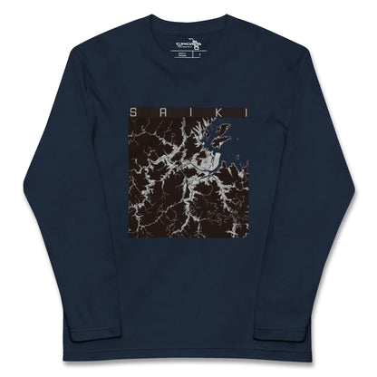 【佐伯（大分県）】地図柄ロングスリーブTシャツ