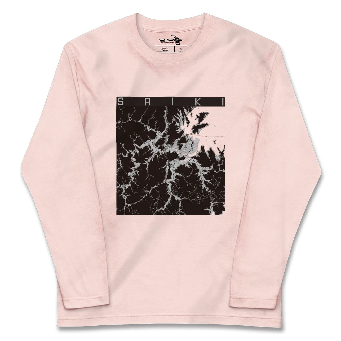 【佐伯（大分県）】地図柄ロングスリーブTシャツ