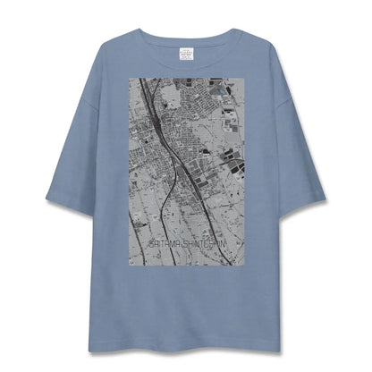 【さいたま新都心（埼玉県）】地図柄ビッグシルエットTシャツ