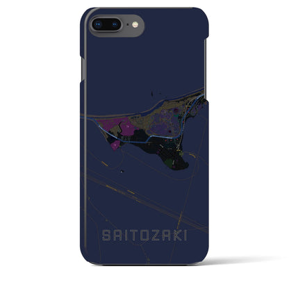 【西戸崎（福岡県）】地図柄iPhoneケース（バックカバータイプ）