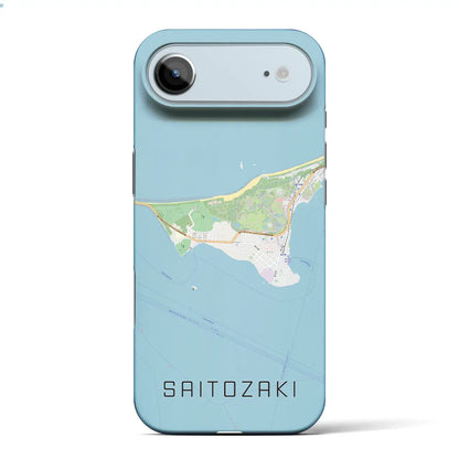 【西戸崎（福岡県）】地図柄iPhoneケース（バックカバータイプ）