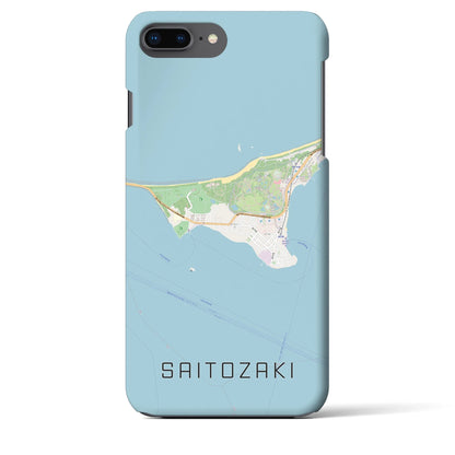 【西戸崎（福岡県）】地図柄iPhoneケース（バックカバータイプ）