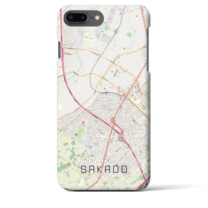 【坂戸（埼玉県）】地図柄iPhoneケース（バックカバータイプ）