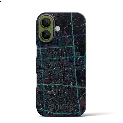 【栄（愛知県）】地図柄iPhoneケース（バックカバータイプ）