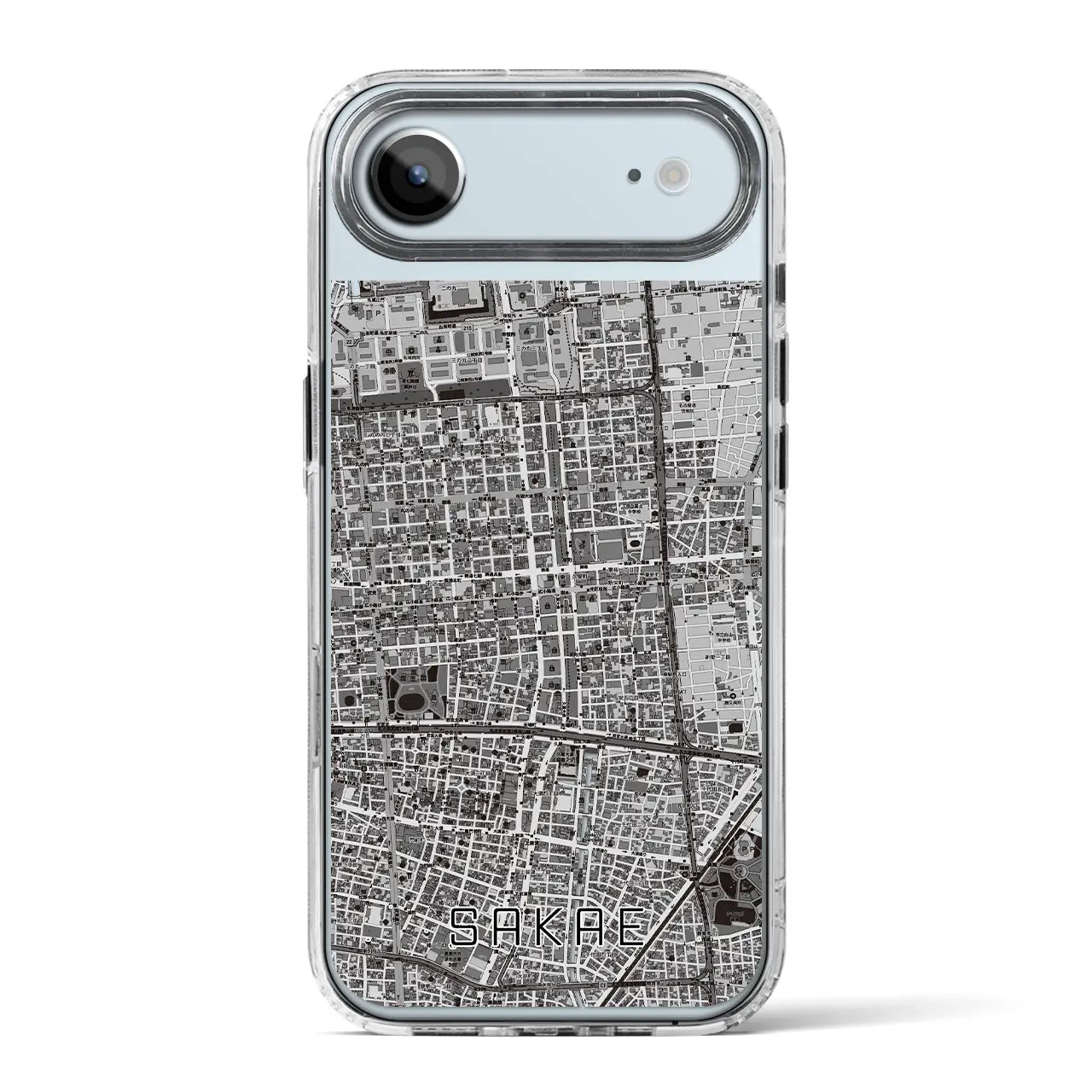 【栄（愛知県）】地図柄iPhoneケース（MagSafeタイプ）