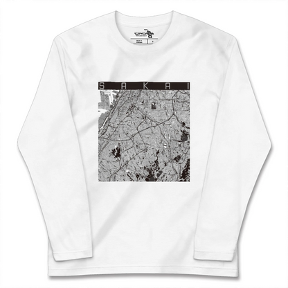 【堺2（大阪府）】地図柄ロングスリーブTシャツ