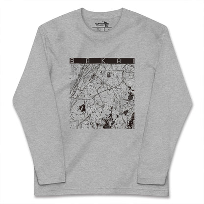 【堺2（大阪府）】地図柄ロングスリーブTシャツ