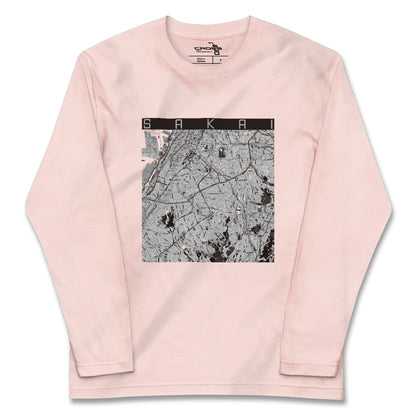 【堺2（大阪府）】地図柄ロングスリーブTシャツ