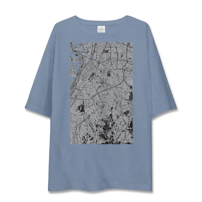 【堺2（大阪府）】地図柄ビッグシルエットTシャツ